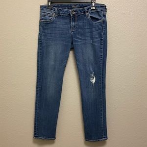 Kut Slightly Destructed Skinny Jeans Sz 8P
